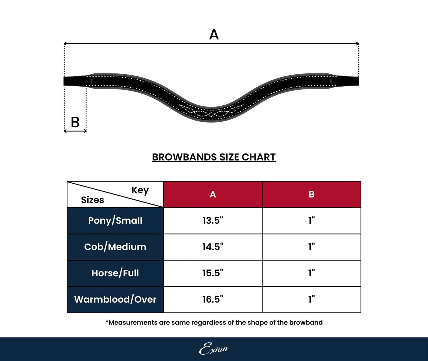 Bridles & Reins ExionPro Montana Blue Crystal Browband
