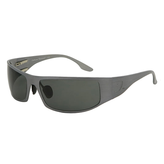 Outlaw Eyewear - Fugitive TAC Brushed GunMetal / Polarized ANSI Z87.1-2015
