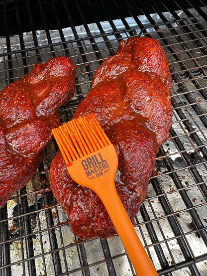 Grill Masters Club 8.5" Silicone BBQ Mop Brush - Orange