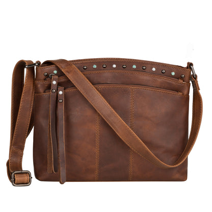 Concealed Carry Brynn Leather Crossbody by Lady Conceal