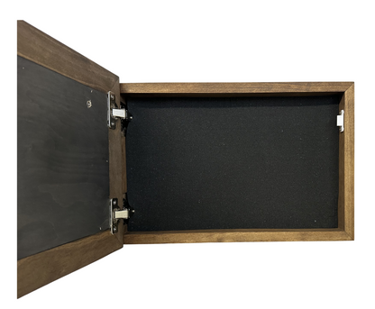 Bellewood Designs - Buck and Doe in The Woods Gun Concealment Furniture - Handcrafted Hidden Gun Storage Wall Decor - Hidden Gun Shelf with Magnetic Lock for Quick Access