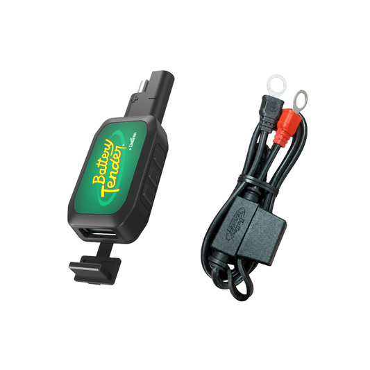 Battery Tender® Ring Terminal Cable and USB Adapter Combo with Quick Disconnect