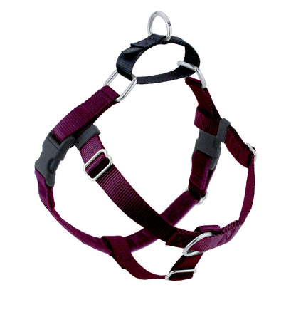 2 Hounds Design Burgundy Freedom No-Pull Dog Harness
