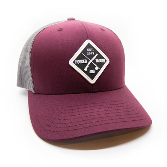 Hooked & Tagged  - Shotgun & Fly Rod Patch Hat