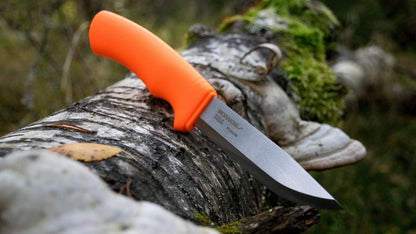 Mora Bushcraft Orange with belt loop and belt clip #12050