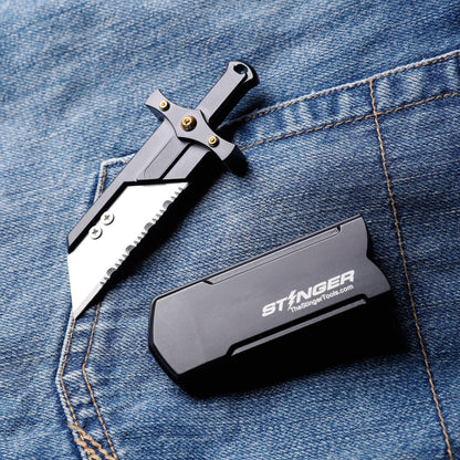 Stinger Survival Tools Buster Tool with P01 Serrated Utility Edge