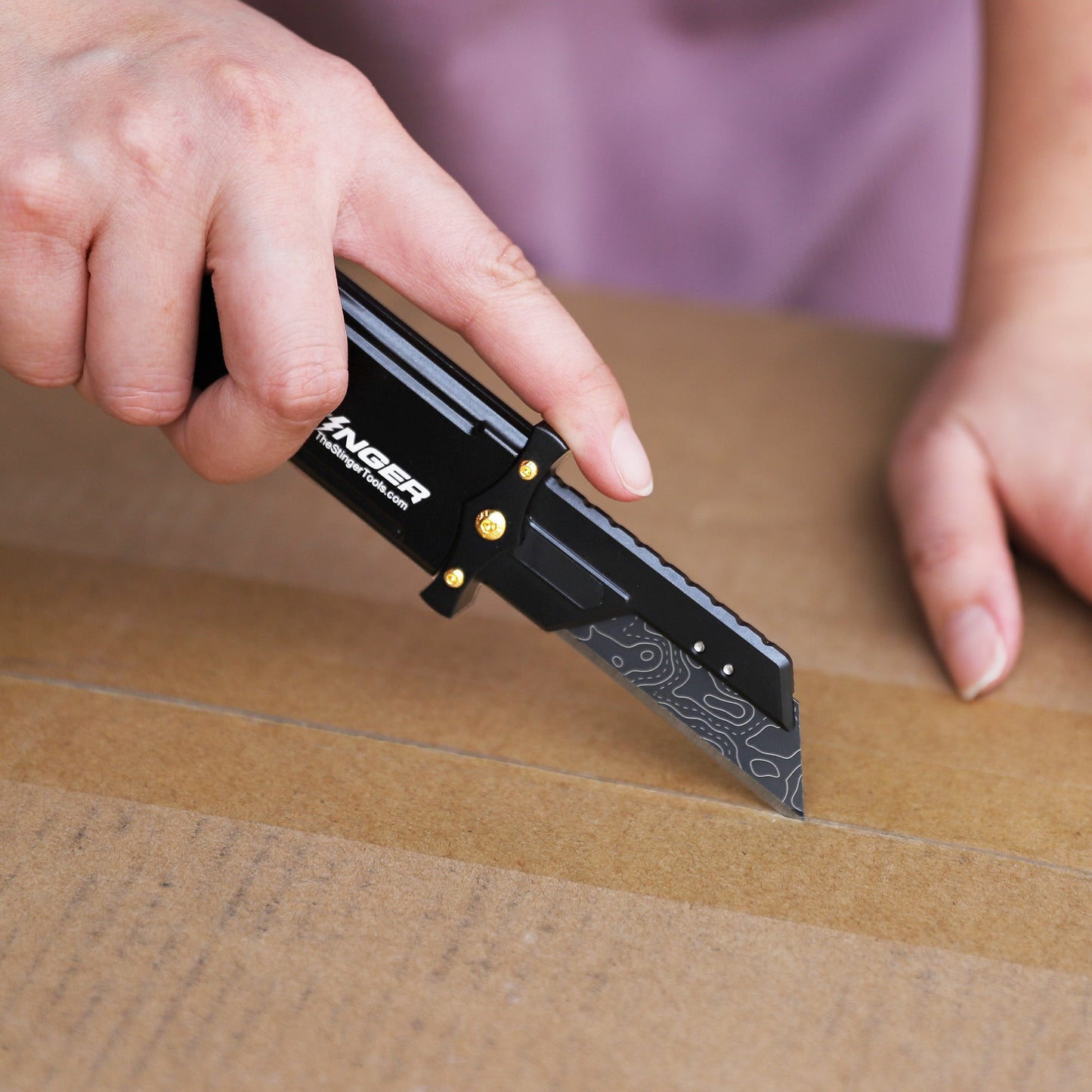 Stinger Survival Tools Buster Tool with P01 Serrated Utility Edge