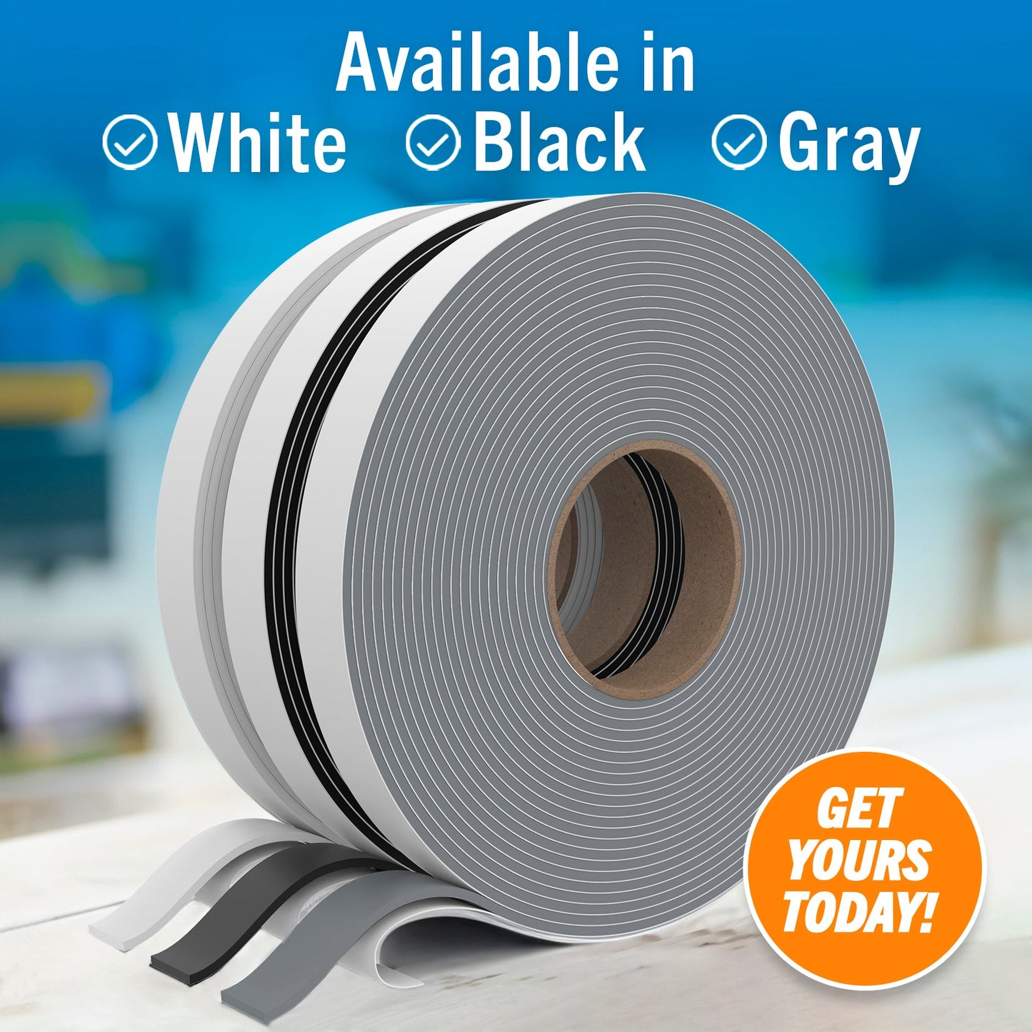 Better Boat - Butyl Tape RV and Boat Window Seal Sealant