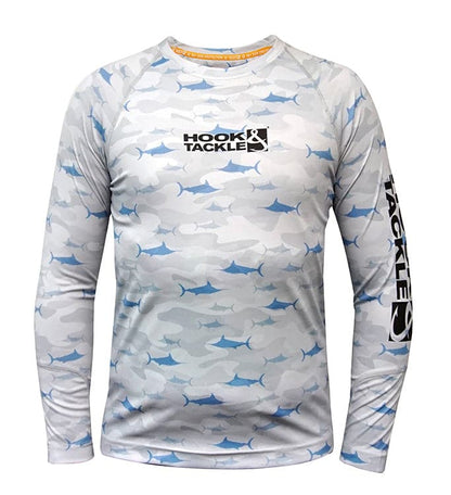 Hook & Tackle Youth Camo Billfish UV Fishing Shirt (8-20)