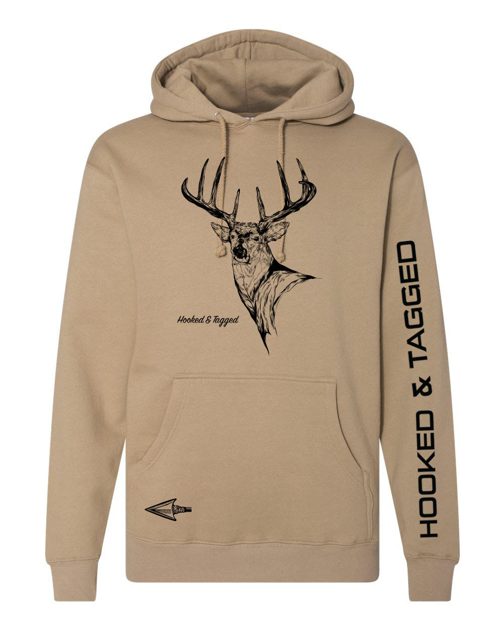 Hooked & Tagged  - Buck Hoodie