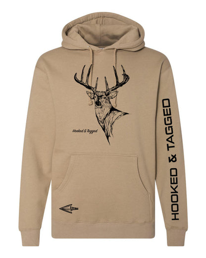 Hooked & Tagged  - Buck Hoodie