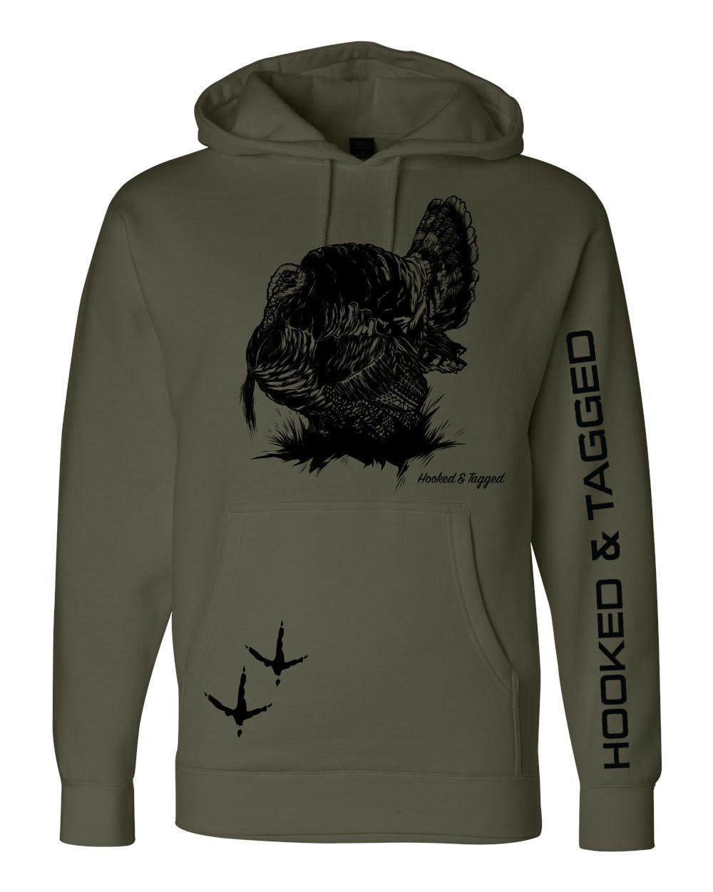 Hooked & Tagged  - Turkey Hoodie