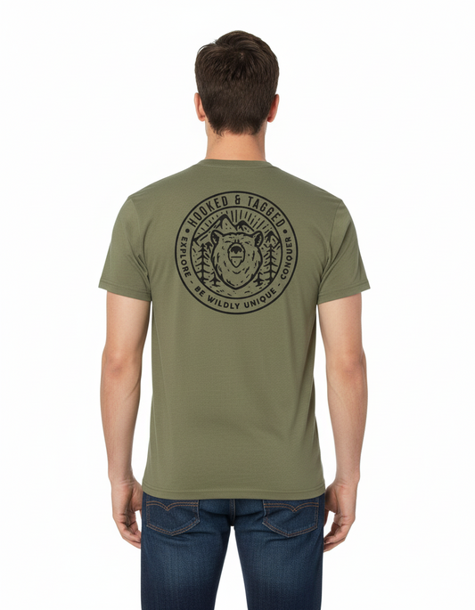 Hooked & Tagged  - Men's Explore T-Shirt