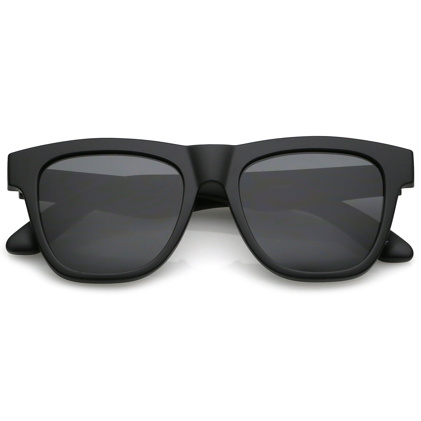 zeroUV  - Classic Thick Arms Flat Lens Square Horn Rimmed Sunglasses C286