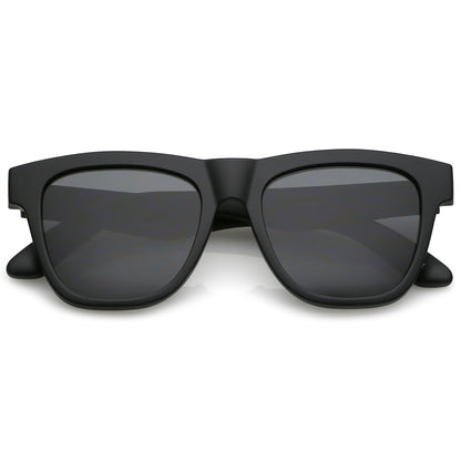 zeroUV  - Classic Thick Arms Flat Lens Square Horn Rimmed Sunglasses C286