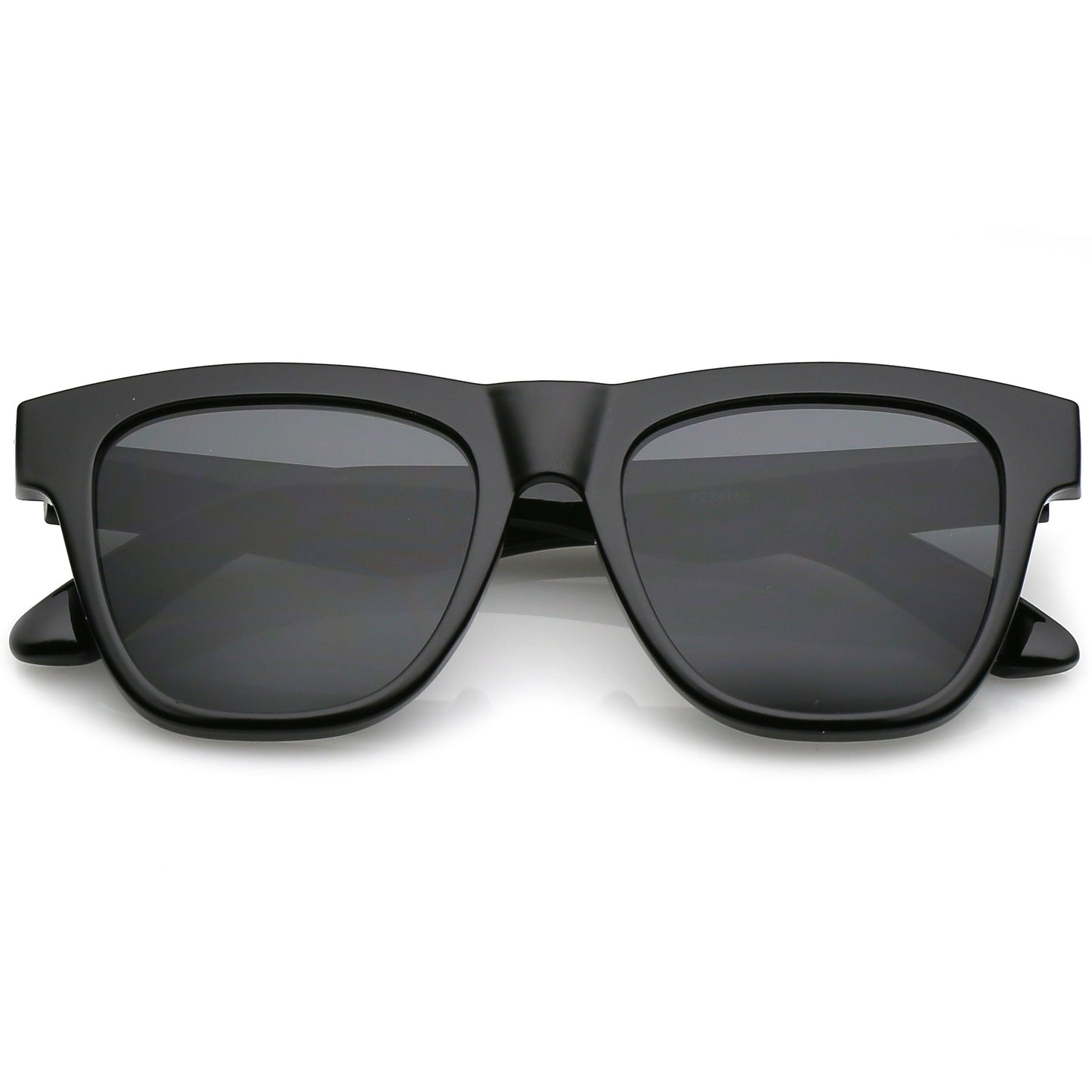 zeroUV  - Classic Thick Arms Flat Lens Square Horn Rimmed Sunglasses C286