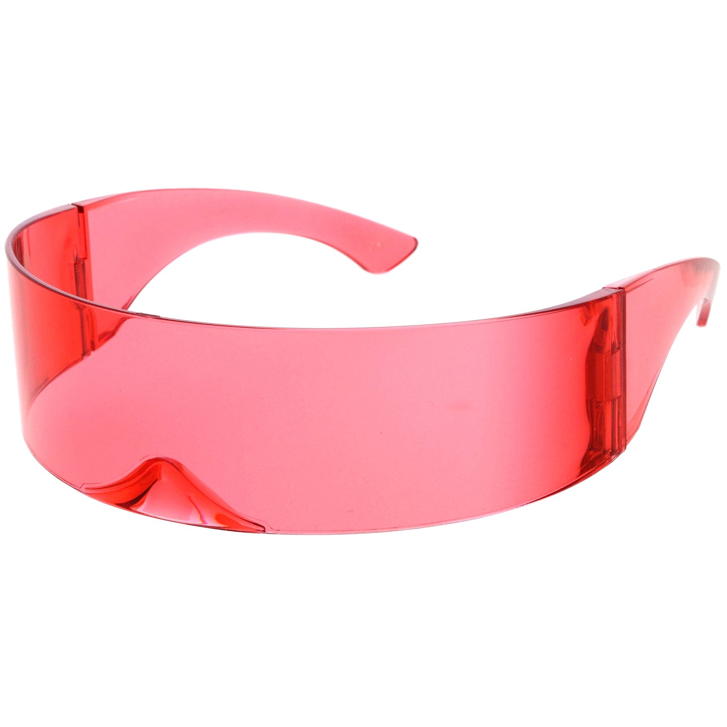 zeroUV Futuristic Retro Mirror Wrap Around Shield Sunglasses 8762