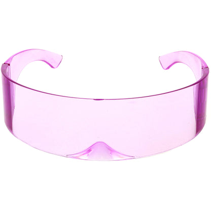 zeroUV Futuristic Retro Mirror Wrap Around Shield Sunglasses 8762