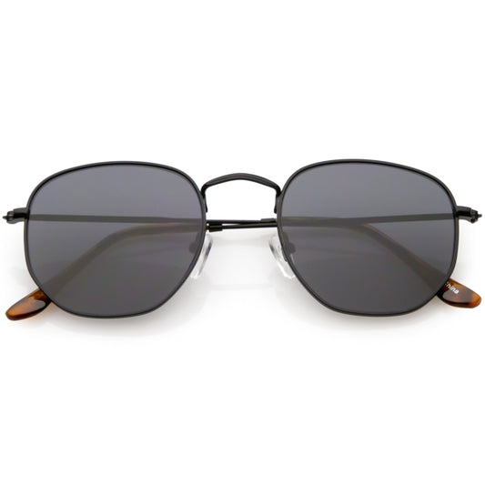 zeroUV  - Retro Dapper Indie Modern Flat Geometric Lens Sunglasses C518