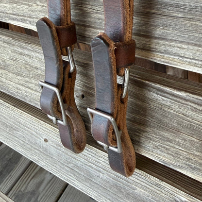 Leather Laced Barrel Reins