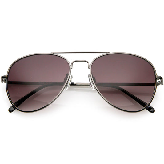 zeroUV  - Small Classic Metal Gradient lens Aviator Sunglasses C782