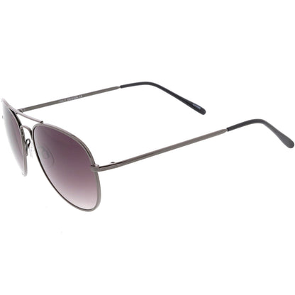 zeroUV  - Medium Classic Retro Metal Frame Aviator Sunglasses 53mm 1372