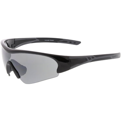 zeroUV TR-90 Performance Wrap Around Half Frame Sunglasses C798