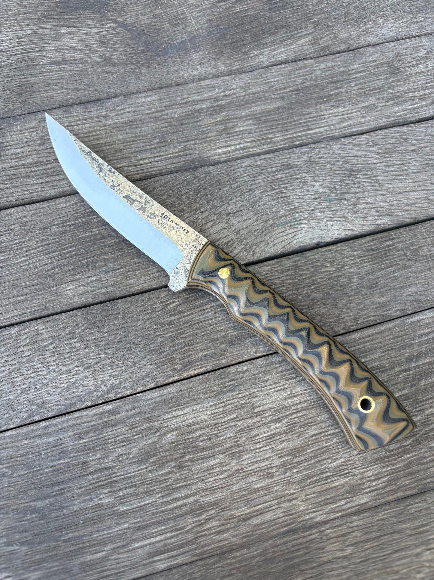 Join or Die Knives Blueridge Bird and Trout