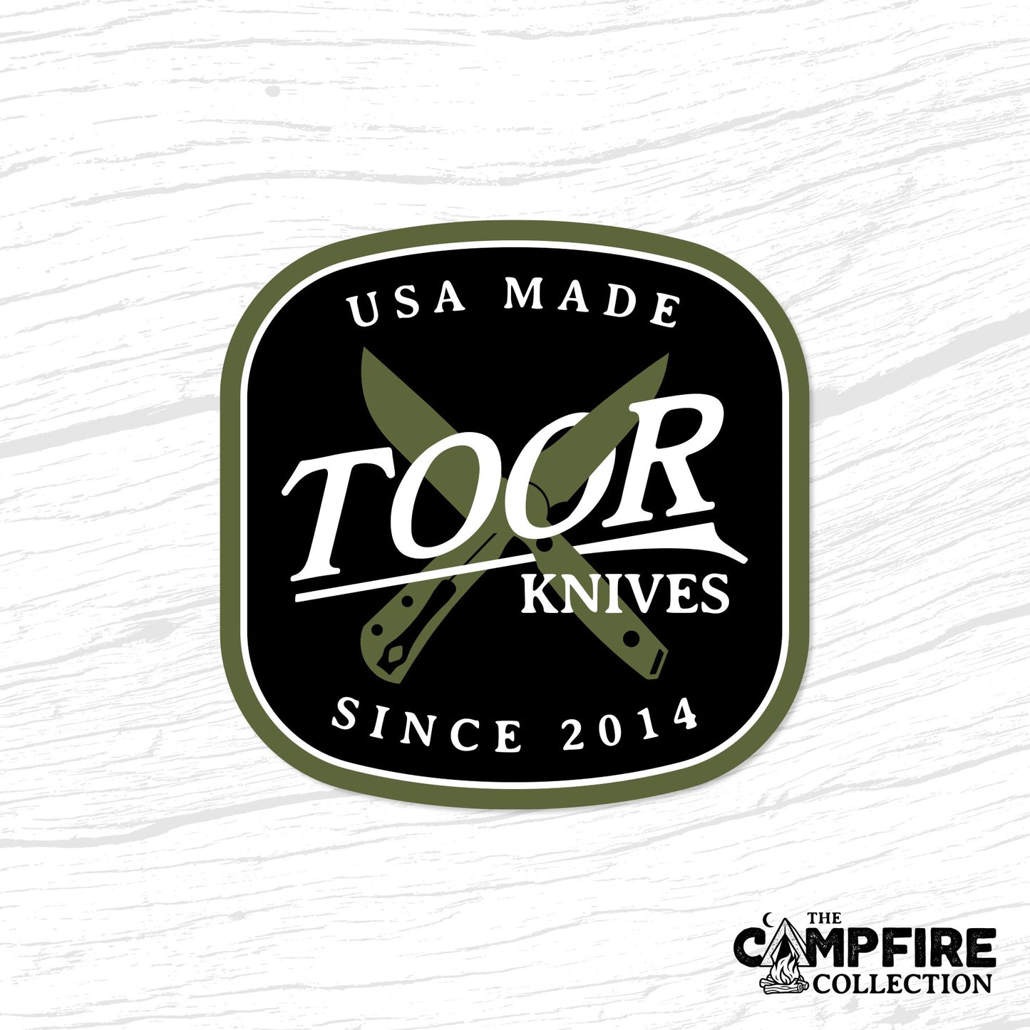 Toor Knives Campfire Sticker