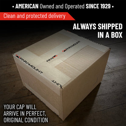 Paramount Outdoors Ridgeline Thin Red Line-trucker Hat American Flag Rope Cap