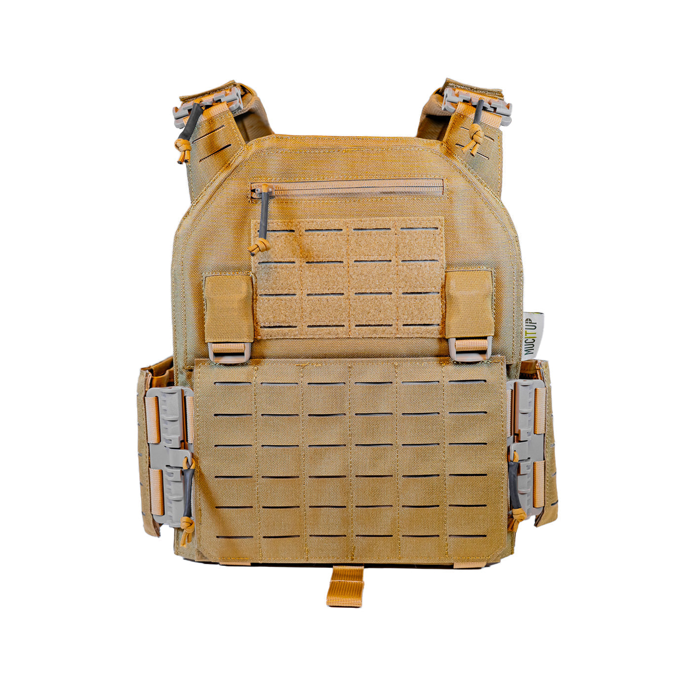 MUCITUP MUCTAC Plate Carrier 10x12 – 1050D Nylon – Quick Release – Laser Cut MOLLE – Texas