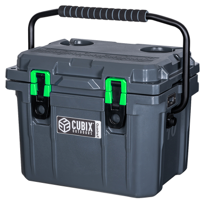 Cubix Outdoors 10 Quart Personal Cooler - QuadraX
