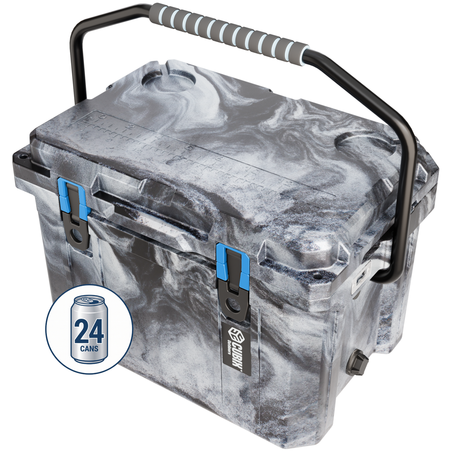 Cubix Outdoors 20 Quart Rotomolded Cooler - QuadraX