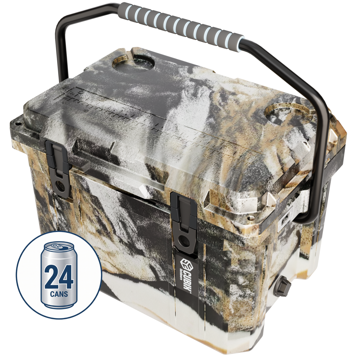 Cubix Outdoors 20 Quart Rotomolded Cooler - QuadraX