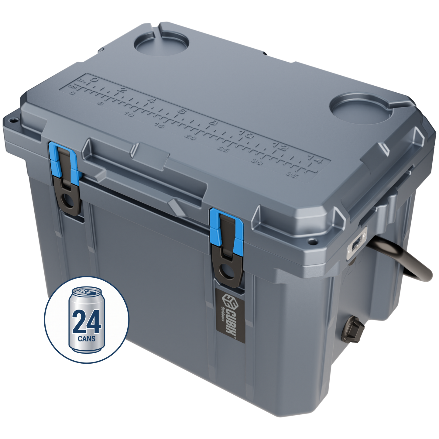 Cubix Outdoors 20 Quart Rotomolded Cooler - QuadraX
