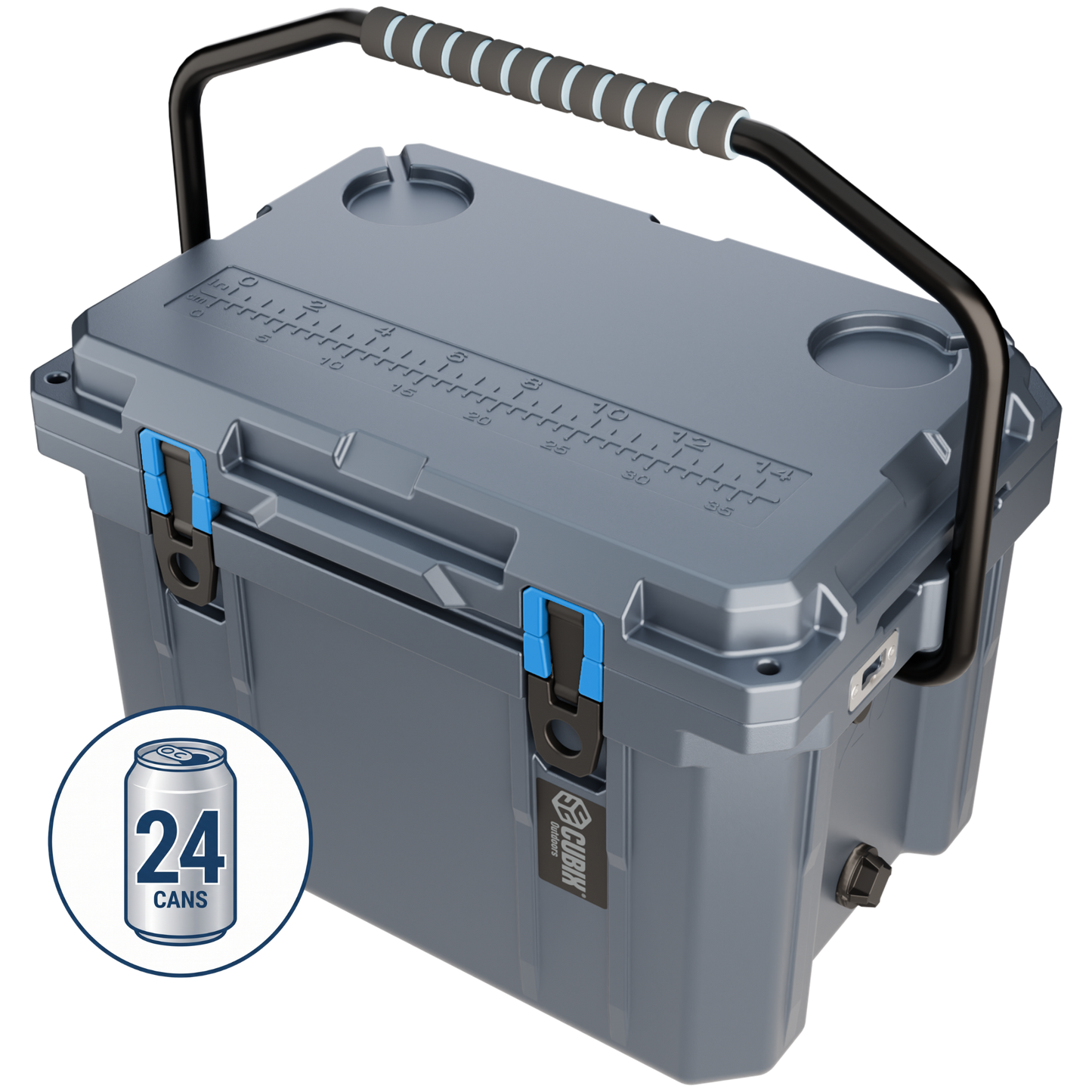 Cubix Outdoors 20 Quart Rotomolded Cooler - QuadraX