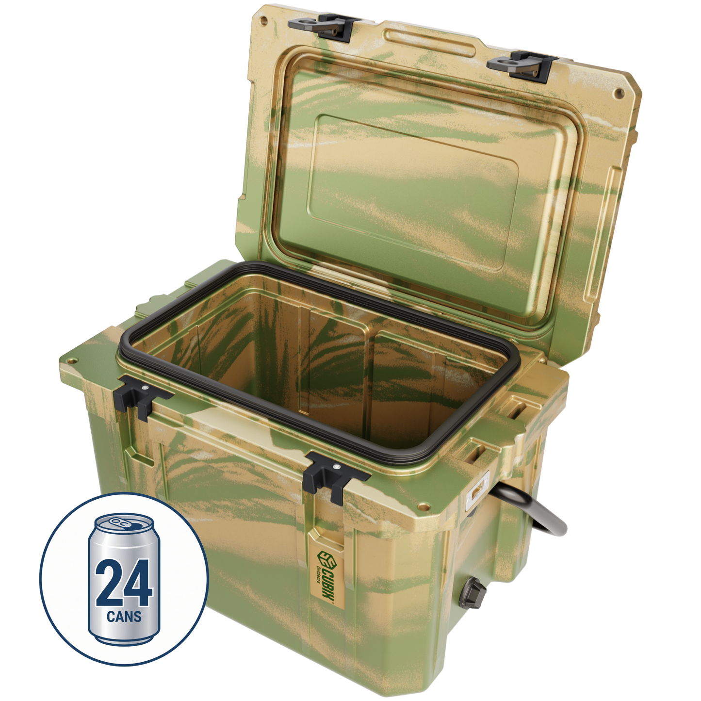 Cubix Outdoors 20 Quart Rotomolded Cooler - QuadraX
