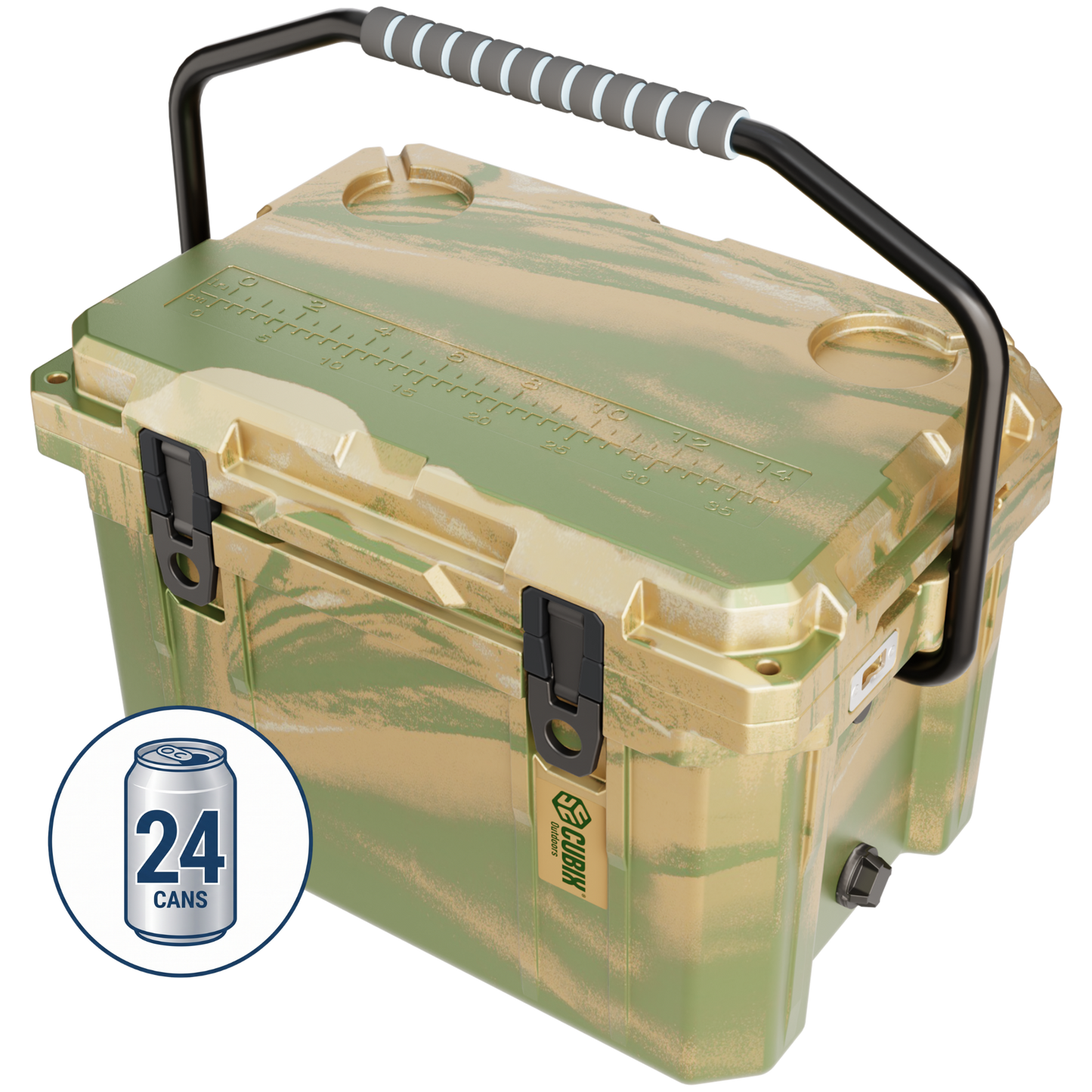 Cubix Outdoors 20 Quart Rotomolded Cooler - QuadraX