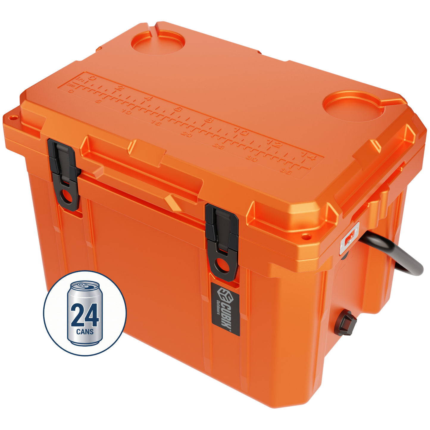 Cubix Outdoors 20 Quart Rotomolded Cooler - QuadraX