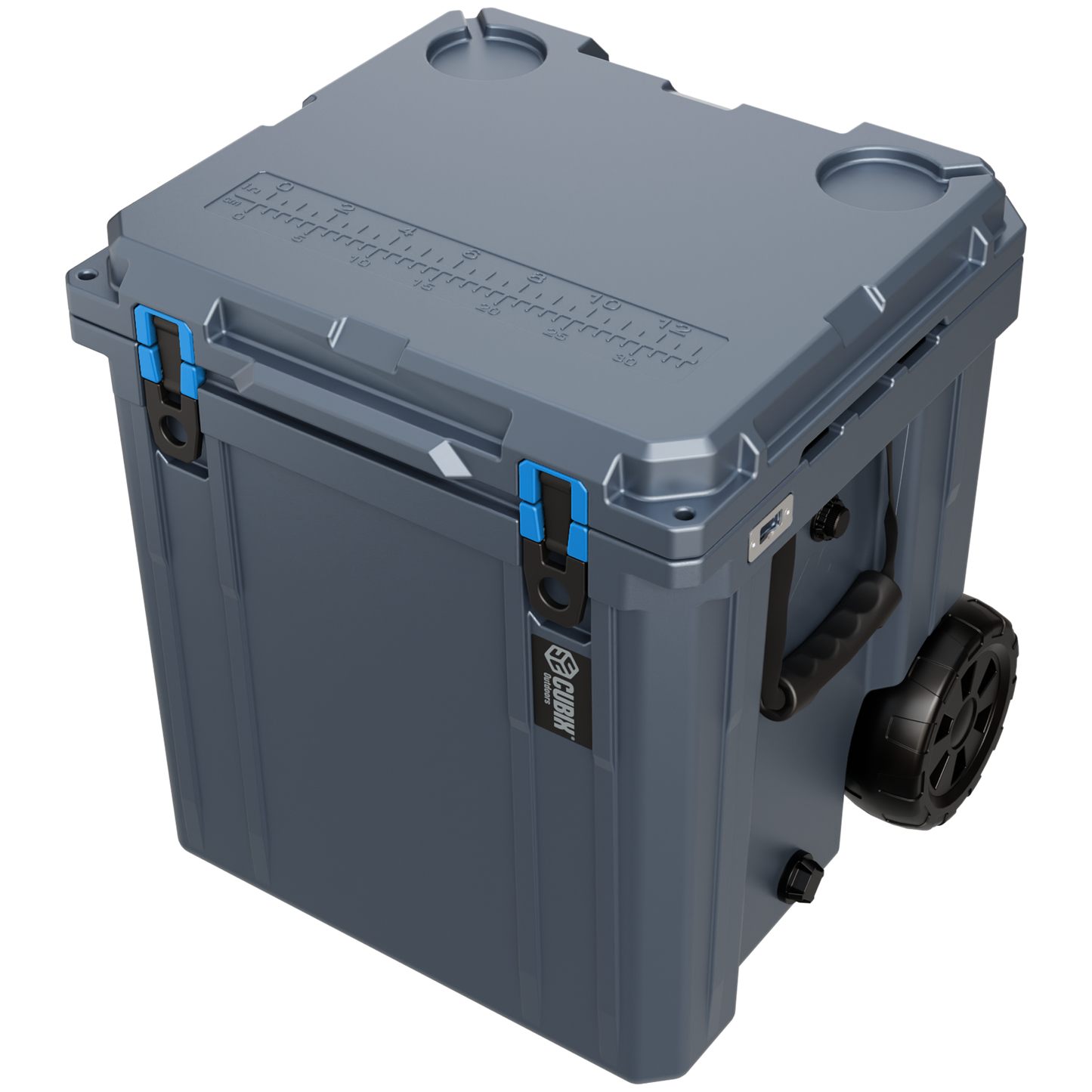 Cubix Outdoors 46 Quart Rotomolded Cooler With Wheels - QuadraX