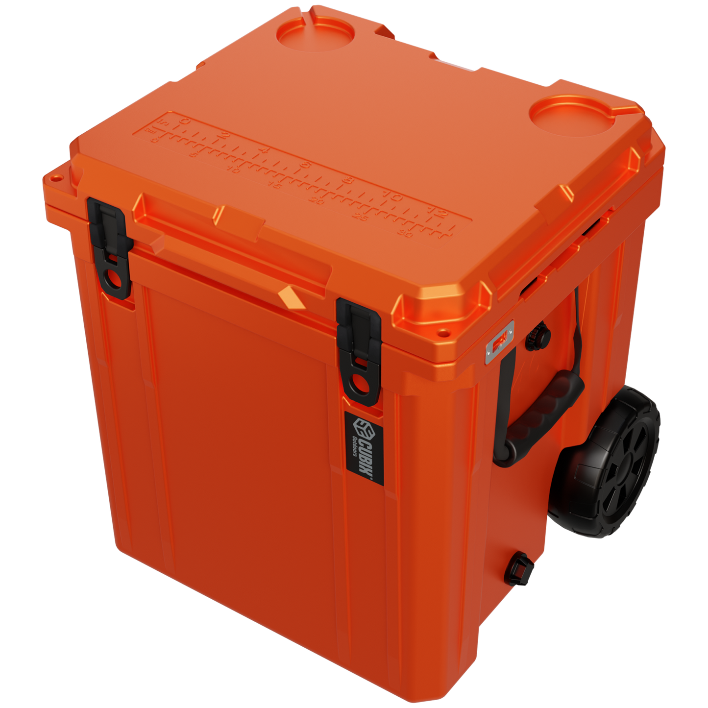 Cubix Outdoors 46 Quart Rotomolded Cooler With Wheels - QuadraX