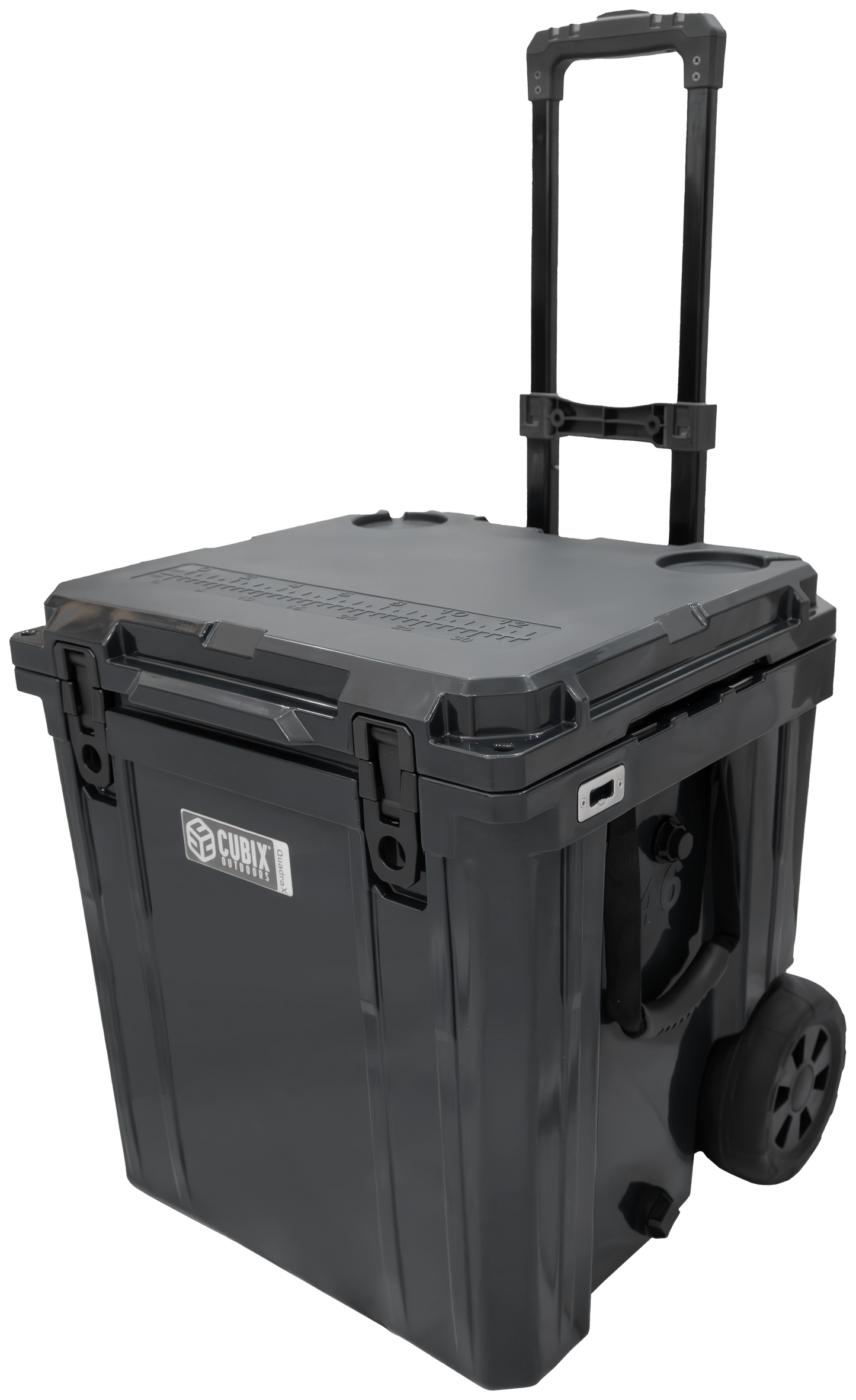 Cubix Outdoors 46 Quart Rotomolded Cooler With Wheels - QuadraX