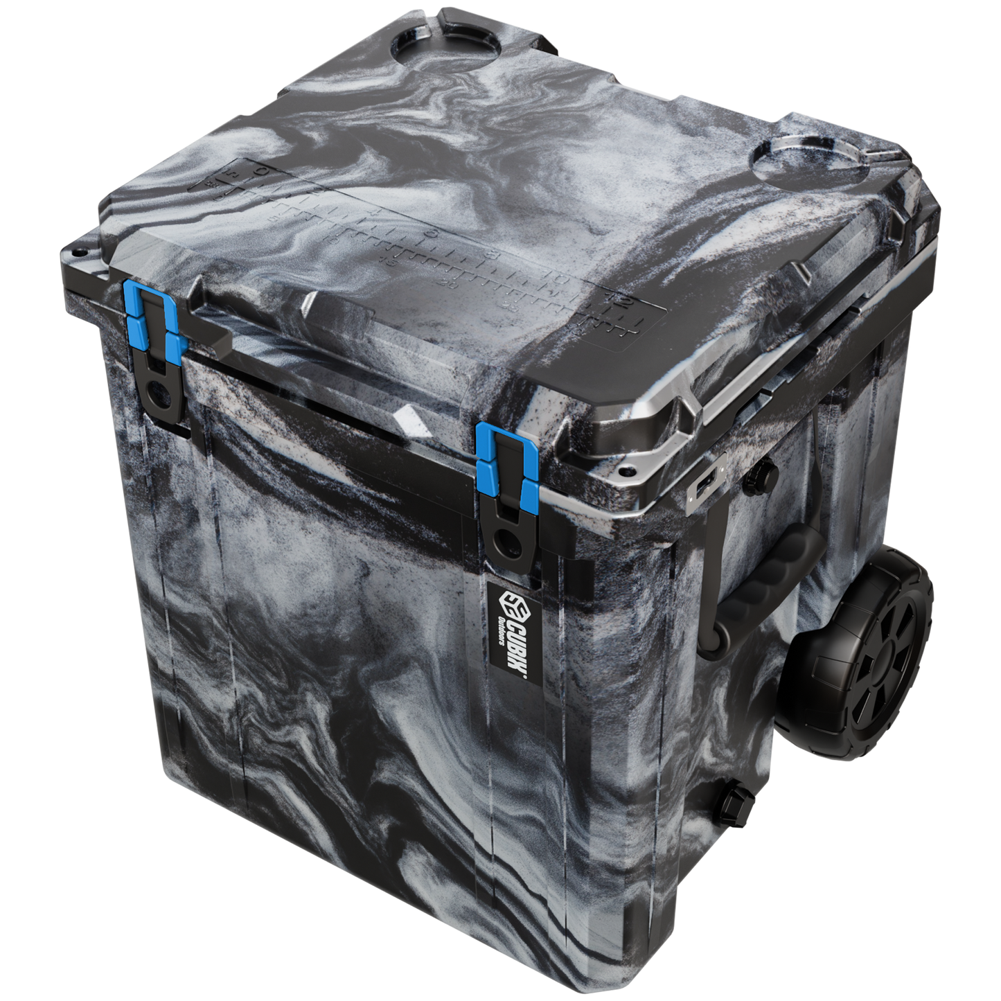 Cubix Outdoors 46 Quart Rotomolded Cooler With Wheels - QuadraX