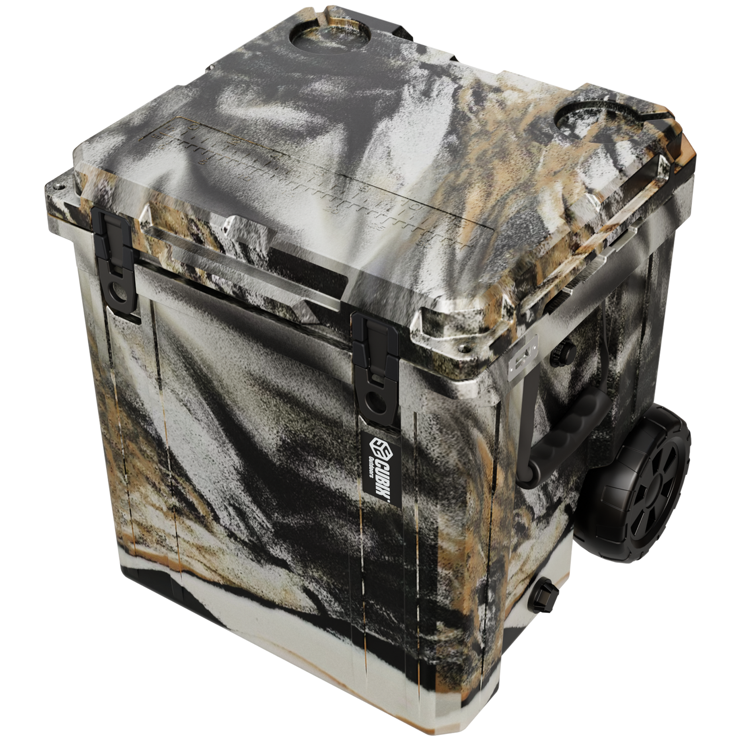 Cubix Outdoors 46 Quart Rotomolded Cooler With Wheels - QuadraX