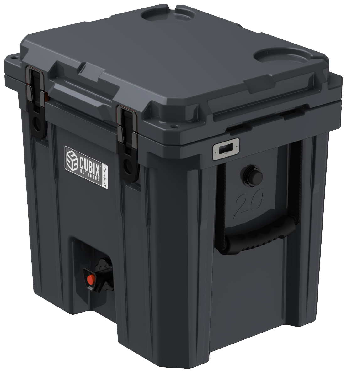 Cubix Outdoors 5 Gallon, 2-in-1 Beverage Dispenser/Cooler - QuadraX Hard Cooler