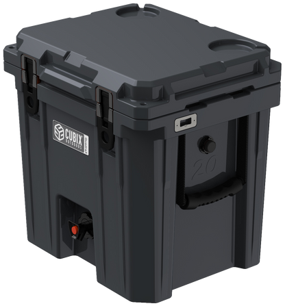 Cubix Outdoors 5 Gallon, 2-in-1 Beverage Dispenser/Cooler - QuadraX Hard Cooler