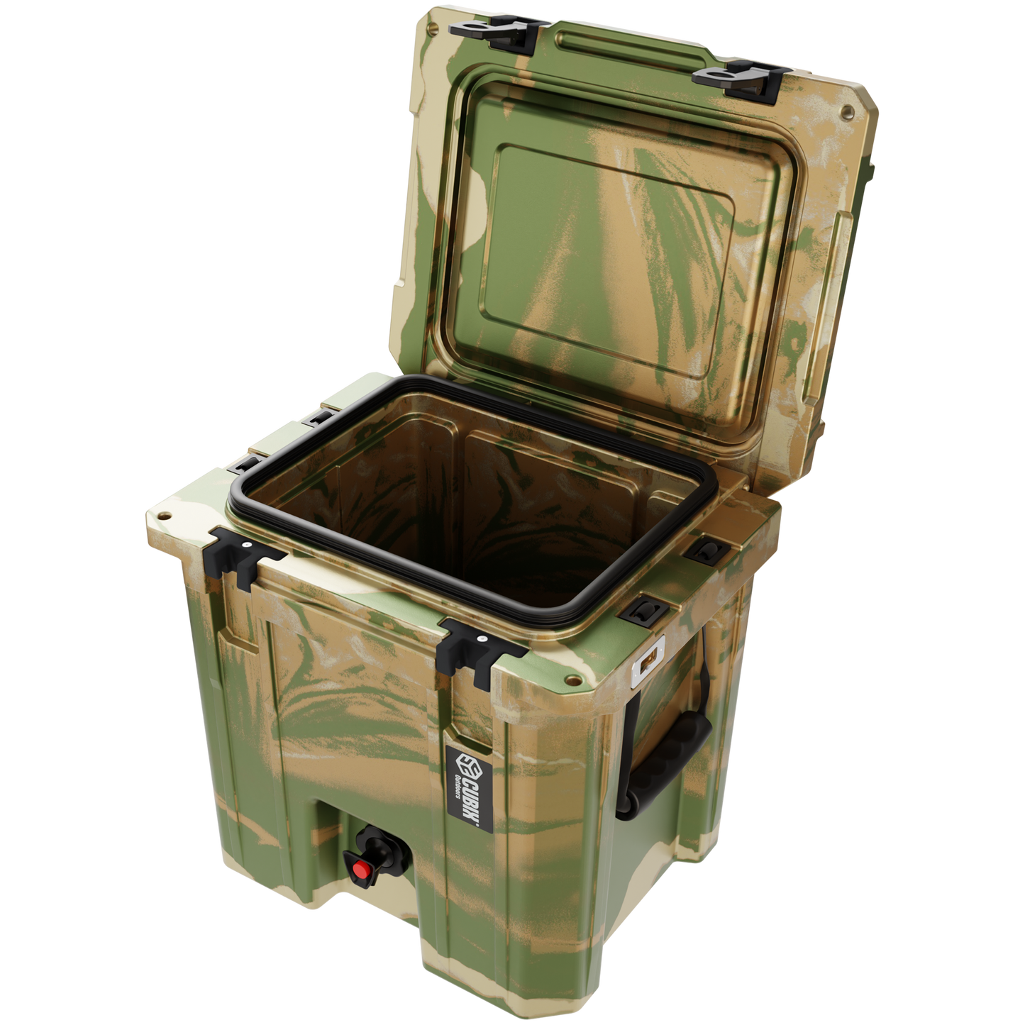 Cubix Outdoors 5 Gallon, 2-in-1 Beverage Dispenser/Cooler - QuadraX Hard Cooler