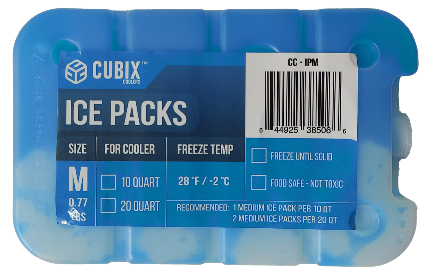 Cubix Outdoors Ice Packs
