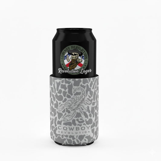 Cowboy Revolution Arctic Scorpion Camo - Neoprene Can Koozie