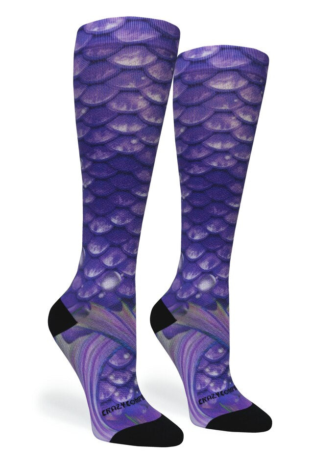 Crazy Compression Active Mermaid Purple - (Standard & Extra Wide)